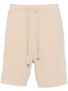 Cotton Jersey Bermuda Shorts with Drawstring Waist