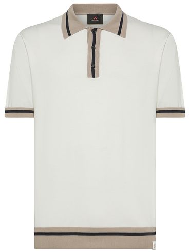 Cotton Polo with Contrast Trims