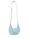 Mini Brioche Hobo shoulder bag in half-moon leather