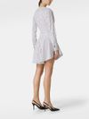 Short Anchise shirt dress with striped design