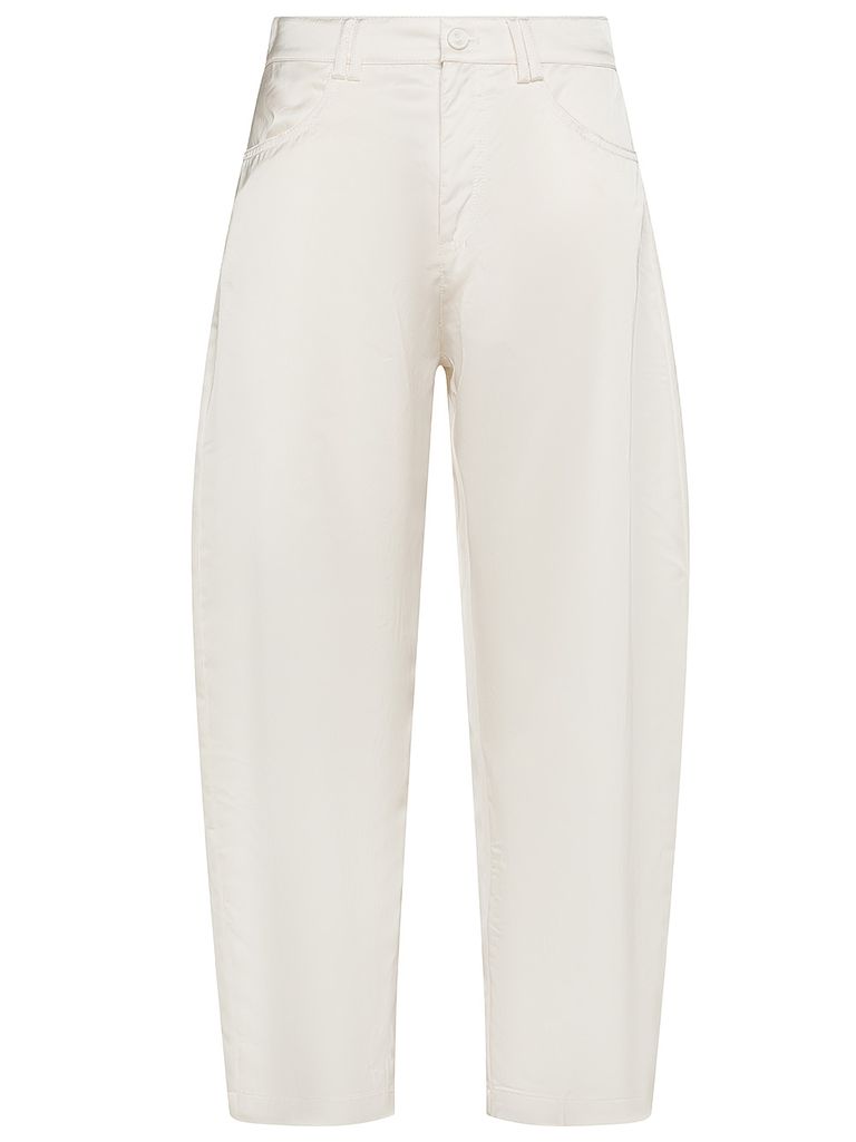 Pollock high-waisted trousers in viscose and cotton