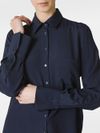 Cotton shirt with front applied pocket