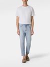 Devis cotton jeans with cuff at the bottom