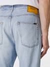 Jeans Devis in cotone con risvolto finale
