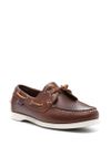 Docksides Portland leather boat shoe with laces