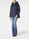 Alima wide quilted short down jacket