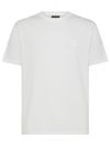 T-shirt Adelmar in cotone con logo ricamato frontale