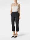 Milan straight-cut pants in stretch fabric