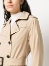 Audrey slim fit waterproof coat in recycled polyester