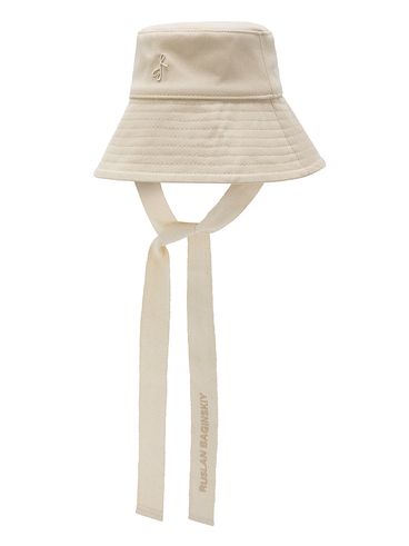 Cotton Bucket Hat with Drawstring