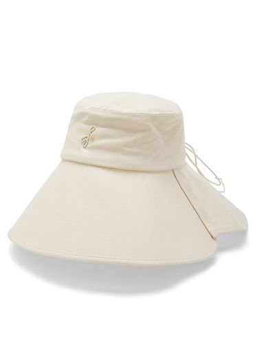 Cotton Hat with Bow Detail on the Back