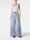 Angri oversized fit jeans in low-rise cotton