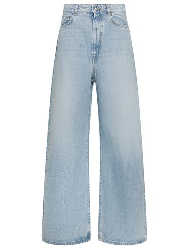 Jeans Angri fit oversize in cotone con cavallo basso
