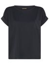 Victoria cotton T-shirt with embroidered logo on the back