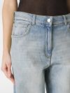 Jeans in cotone stretch lavato loose fit