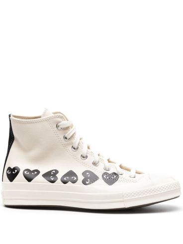 Sneakers with hearts