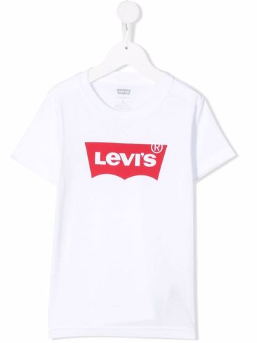 Cotton t-shirt with front logo print