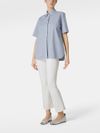 Adunco cotton shirt with wide short sleeves