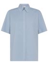 Adunco cotton shirt with wide short sleeves