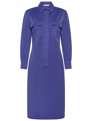 Cennare midi chemisier dress with applied pockets