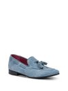 Suede Leather Sacchetto Loafers with Tassels