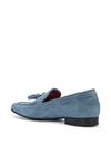 seboy's - Suede Leather Sacchetto Loafers with Tassels - 2