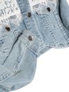 Denim Jacket with Lace Detail