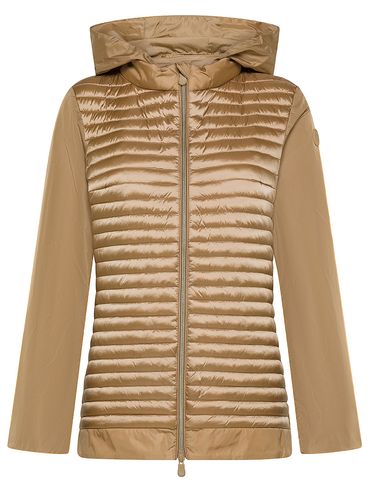 Morena Quilted Puffer Jacket with Glossy Finish