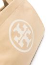 tory burch - Borsa grande tote Ella in cotone con stampa logo - 2