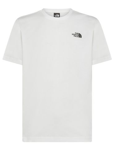 T-shirt in cotone con stampa sul retro