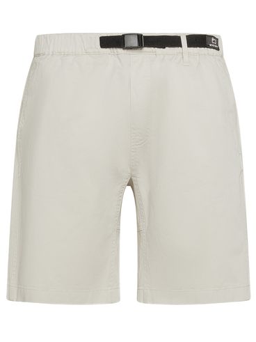 Shorts in Stretch Cotton with Belt