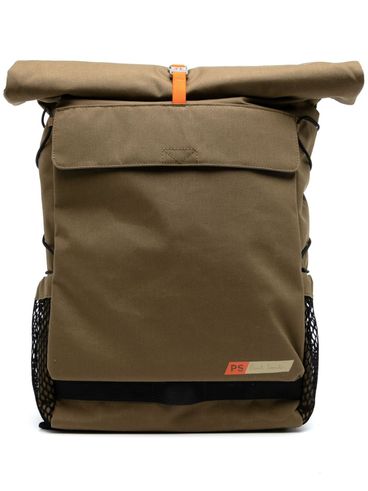 Utility nylon backpack with front pocket