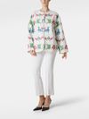 Dina Jungle Birds jacket in embroidered organic cotton