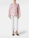 Dina Love Flowers jacket in embroidered organic cotton