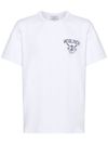 Cotton T-shirt with front printed logo