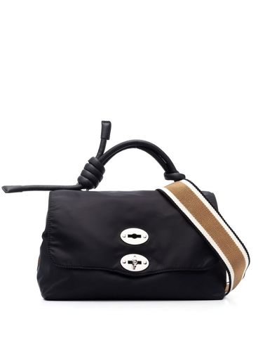 Small Postina bag in calf leather with knot on the handle