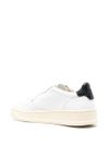 autry - Sneakers 'Medalist' in pelle di vitello bianco e nero - 1