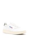 autry - 'Medalist' calf leather sneakers with contrast heel - 2