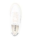 autry - 'Medalist' calf leather sneakers with contrast heel - 3