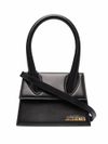 'Le Chiquito Moyen' calf leather bag with logo
