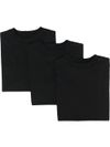 Pack of 3 cotton T-shirts with logo tag