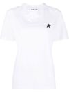 Cotton T-shirt with contrasting star logo print