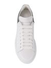 'Oversize' calfskin leather sneakers with laminated heel