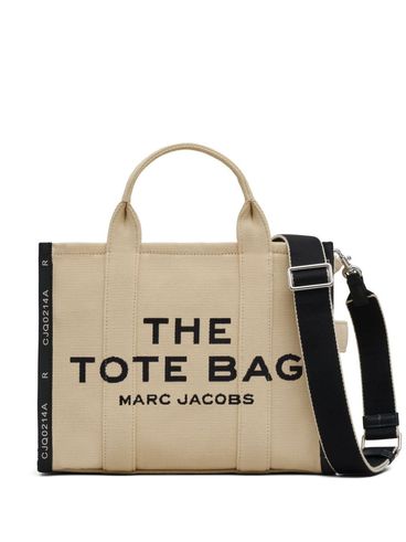 Medium 'The Jacquard Tote Bag' canvas bag with shoulder strap