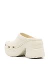 Sabot Siren Clog in gomma con tacco