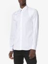 Cotton shirt with front buckle