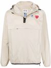 Comme des Garcons Play x K-Way jacket with front logo