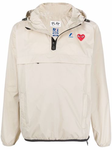 Comme des Garcons Play x K-Way jacket with front logo