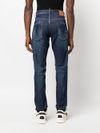 Slim stretch cotton jeans with logo tag