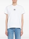 Cotton T-shirt with front logo print